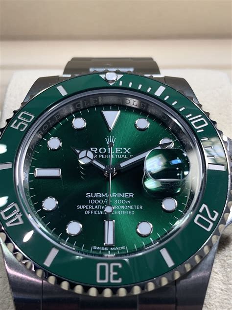 rolex submariner green hulk|Rolex Hulk 2020 prices.